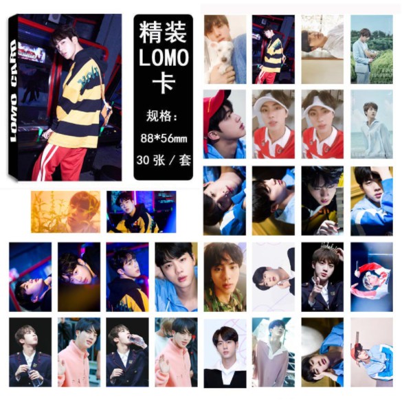 BLGM BTS kartu lomo card set 30 pcs love yourself wings bangtan boys kpop bt21