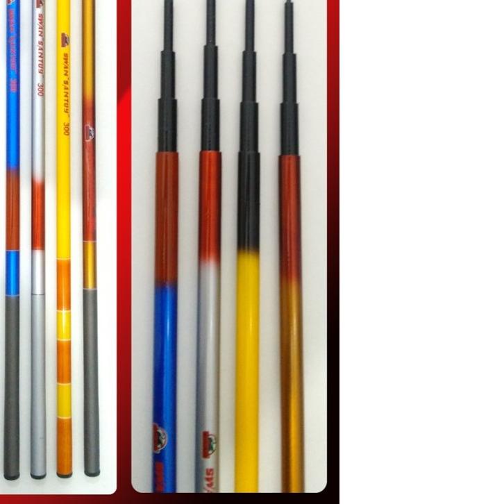 JORAN TEGEK CARBON IMPORT RUAS PANJANG 180 - 450 CM KAKU LENTUR DAN KUAT