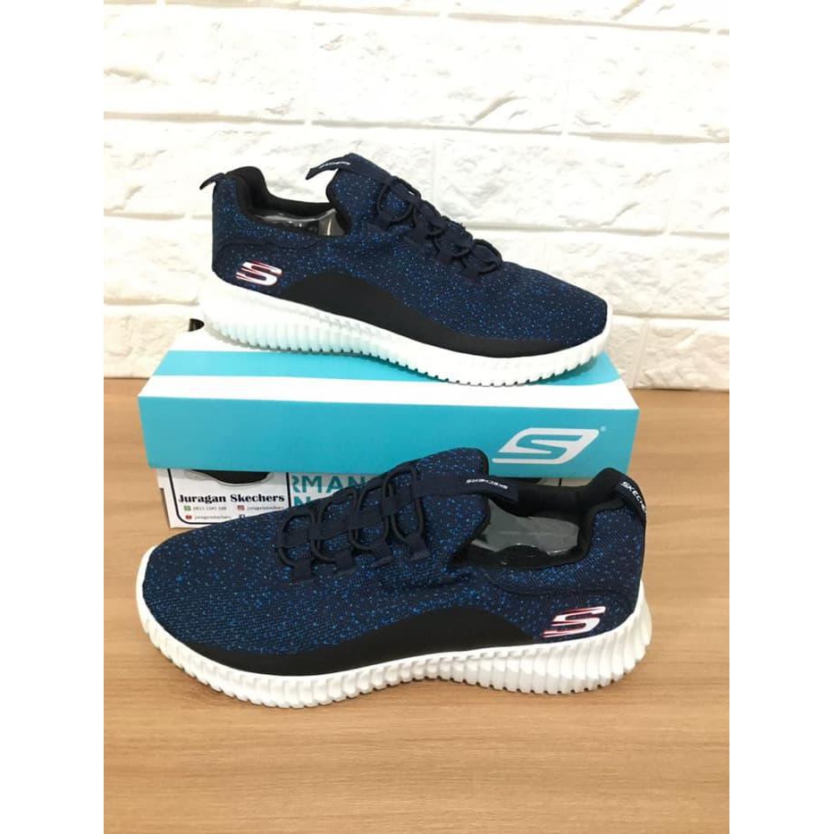 Sepatu Sketcher Skechers Muzzin Man - Hitam, 40