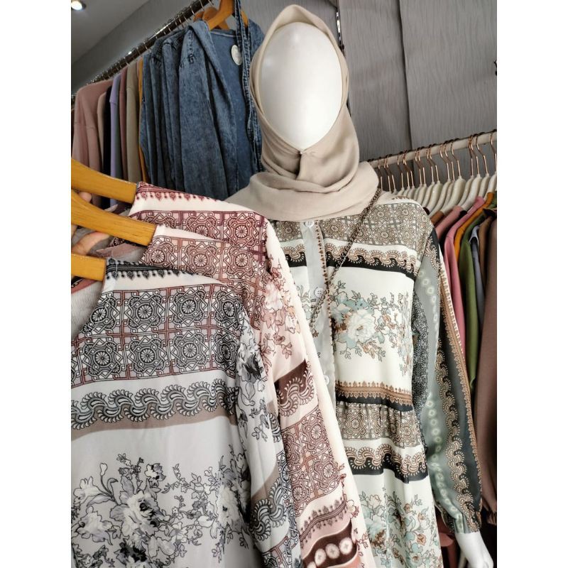 Dress Safana | Longdress | Dress Ceruty | Full Kancing