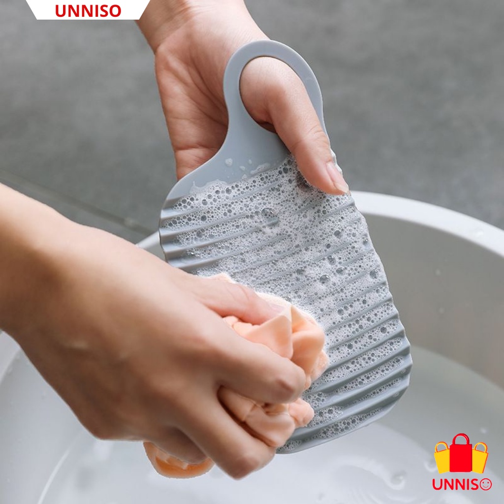 UNNISO - Papan Cuci Gilasan Mini Pakaian Dalam Portable