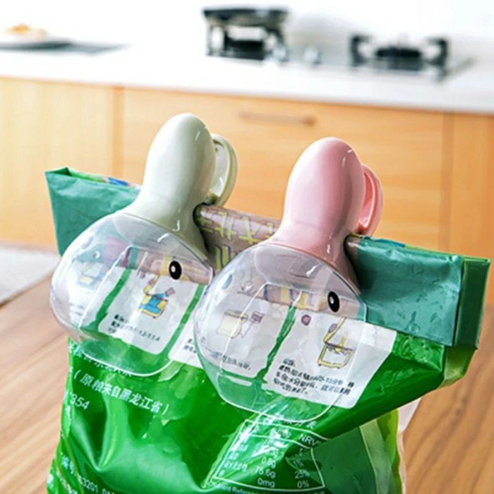 Smartchoice-Sendok gelas takaran beras duck serbaguna dilengkapi penjepit