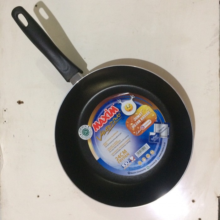 Maxim Valentino Frypan 24cm Wajan Penggorengan Teflon Fry Pan 24 Cm