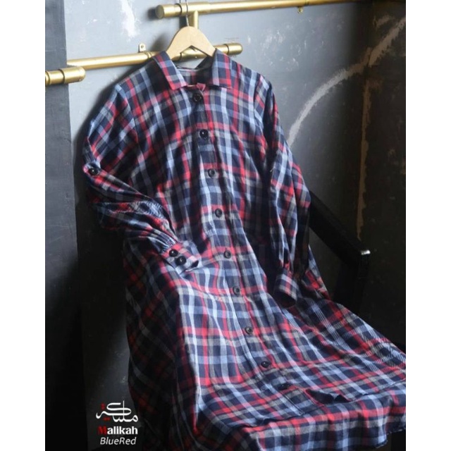 Tunik Tsabita Blue Red by Abaya Malikah