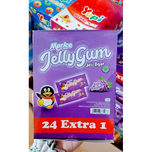 Marico Jellygum / Chewy Jellygum 552 gr ( 23gr x 24pcs )