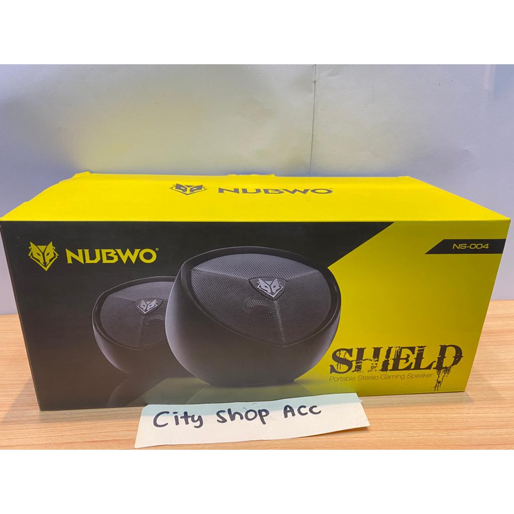 Nubwo NS-004-Speaker Gaming Portable Stereo 2.0-Speaker Sheild