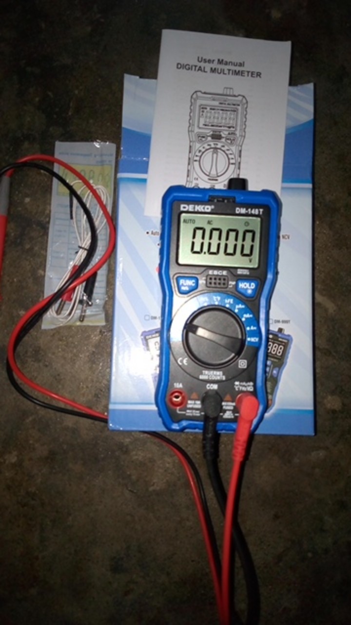 Dekko Dm-148t/true Rms Digital Multimeter Auto Range