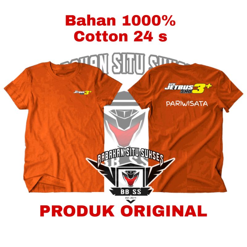 KAOS JETBUS TERBARU  T-SHIRT JETBUS PARIWISATA
