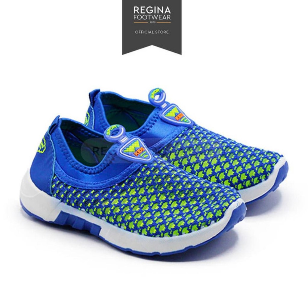 Regina Footwear Faster Sepatu Sneakers Anak - Blue Size 36