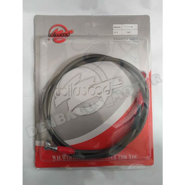 SELANG REM MOTOR UKURAN 135CM WILWOOD/ SELANG REM CAKRAM DEPAN/SELANG REM MOTOR UNIVERSAL/SELANG REM