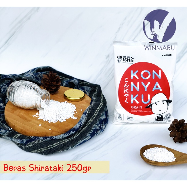 

Beras shirataki 250 gr - konnyaku rice - Shirataki rice