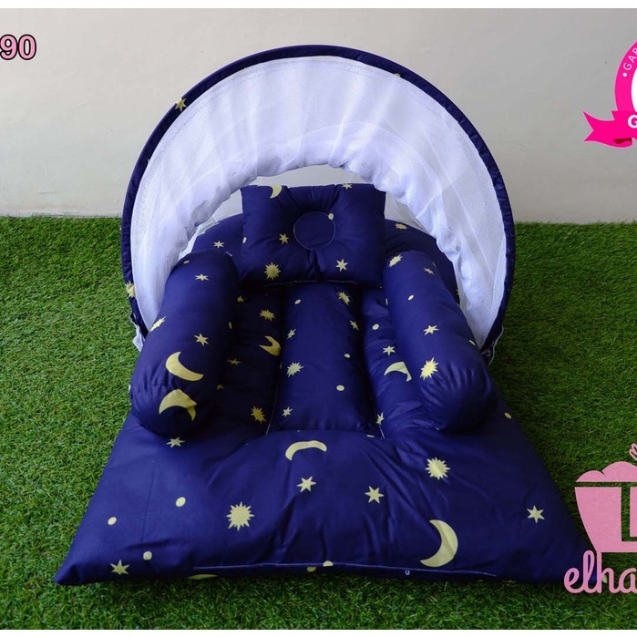 kasur bayi elha baby elhababyTempat Tidur Bayi Set Murah Motif Unik | Peralatan Ranjang Anak Baru Lahir | Hadiah Baby Karakter