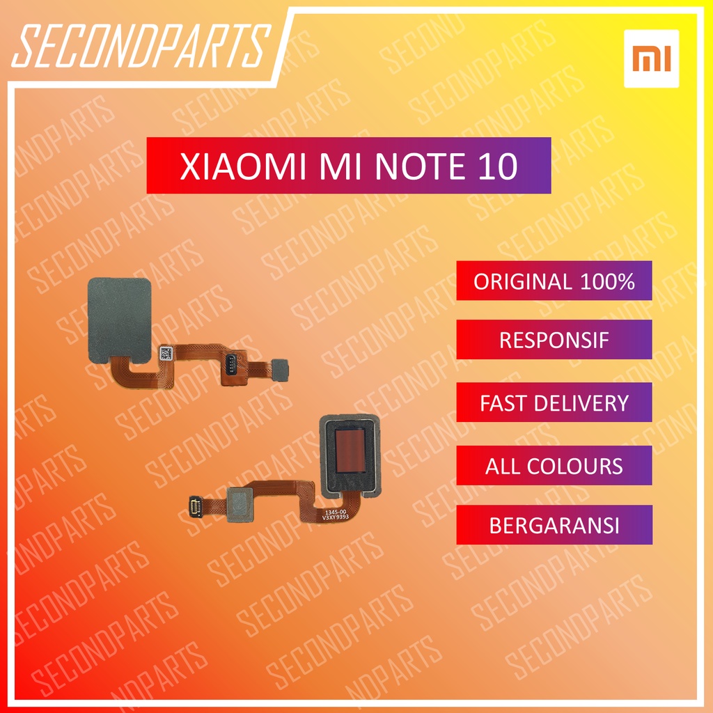 FINGERPRINT HOME BUTTON FINGER PRINT TOMBOL XIAOMI MI NOTE 10 ORIGINAL COPOTAN