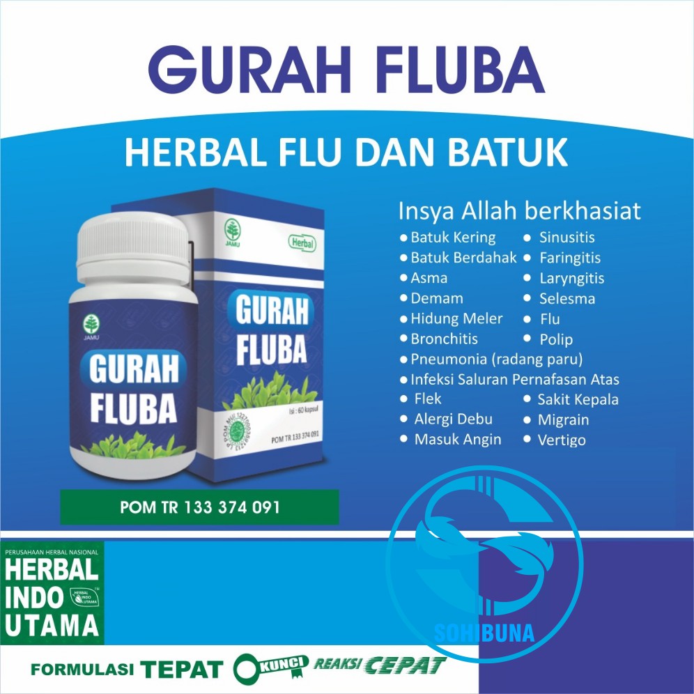 Hiu Gurah Fluba Obat Batuk Herbal Obat Flu Herbal Indonesia