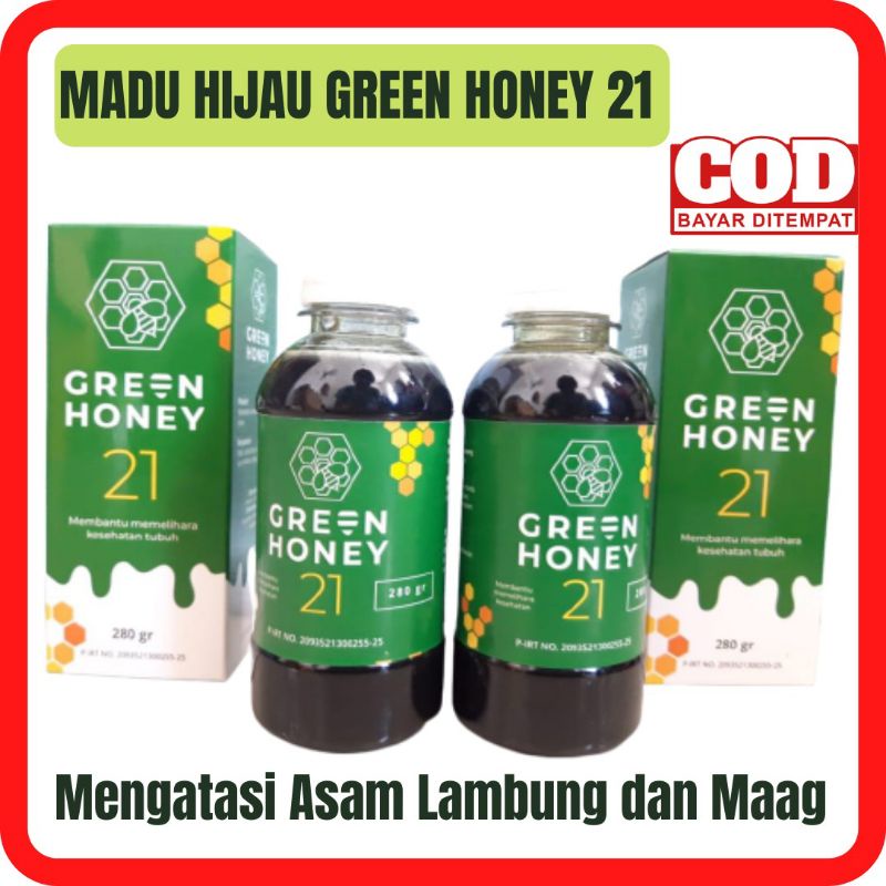 MADU HIJAU ASLI Obat Lambung Kronis Maag Kronis Kanker Lambung Gerd - Madu Hijau Lambung Original