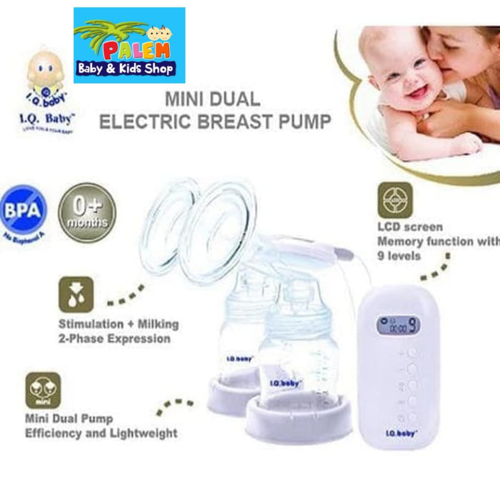 Breast Pump IQ Baby Mini Dual Electric / Breastpump Iq 912 / Pompa Asi Elektrik