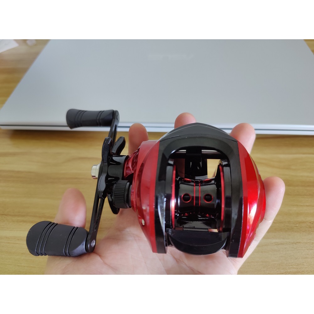 reel baitcasting kiri murah 18+1 BB tangan kiri 10kg max drag reel bc Baitcasting Reel reel pancing