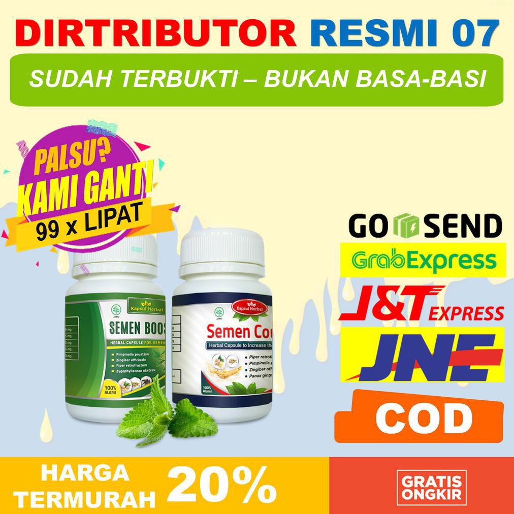 Paket Kesuburan Pria - Memperbanyak Pengental Dan Penyubur Sperma Ori Herbal
