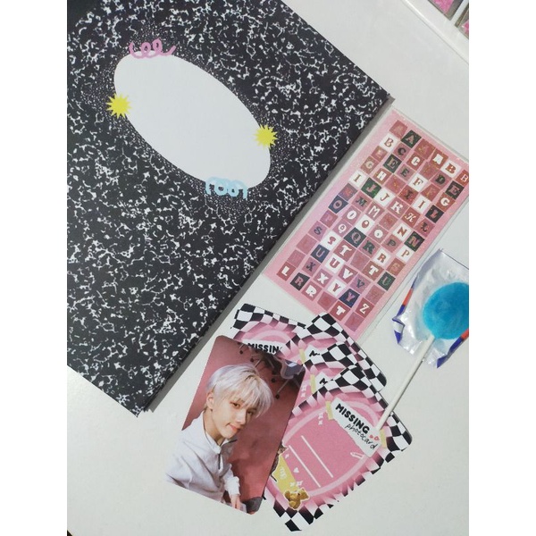 

COMPOSITION BOOK BINDER PHOTOCARD by @jsxnini