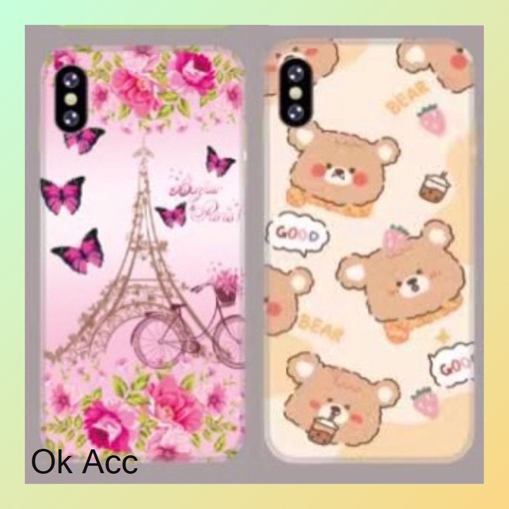 BARU CASE BONUS TG Kaca karakter Oppo A1k,Realme C2,A31 5,A33,A53,A37 Neo 9,A3s,C1,A52 A72 A92,V5,A5s,A7,A12,A11k,2 Pro,U1,U2,5i 5s C3,7i,C17,C12,C15,Samsung J2 Prime,Vivo Y11 Y12 Y15 Y17 Y20 Y20s Y12s Y30 Y50 Y91 Y91C,Xiaomi Redmi 5A,8A,9,9C HCTG 10/17