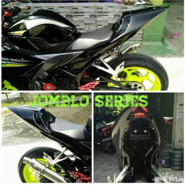 Buntut cbr k45 g facelift fendor bokong vering belakang cbr k45g facelift jomblo edition