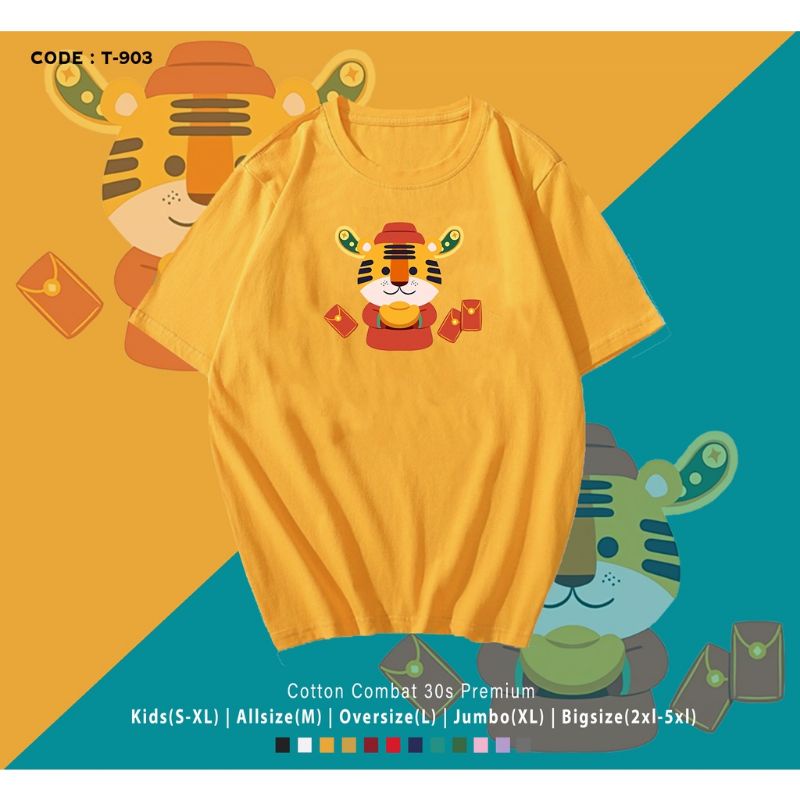 KAOS EDISI IMLEK MACAN ANGPAO/KAOS IMLEK TIGER