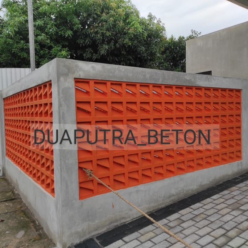 Nako miring. Loster / Roster / Loster Beton / Roster Beton / rumah minimalis / angin angin / lubang 