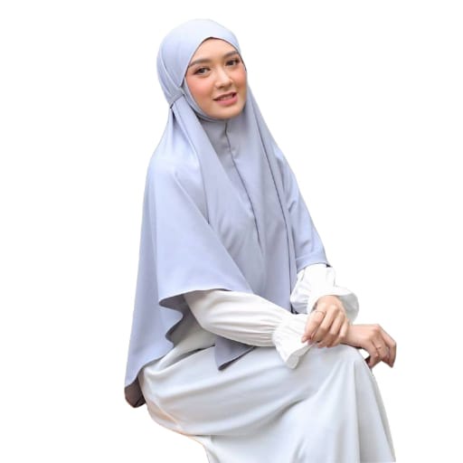 JILBAB HANNAH MARYAM BERGO JUMBO DIAMOND / HIJAB PANJANG SYARI / HIJAB INSTANT-1