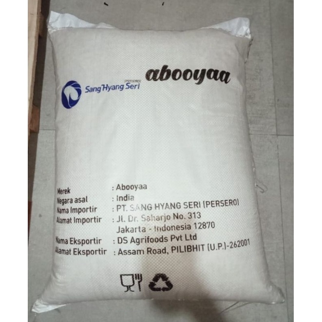 

beras basmati abooyaa abuya 25kg