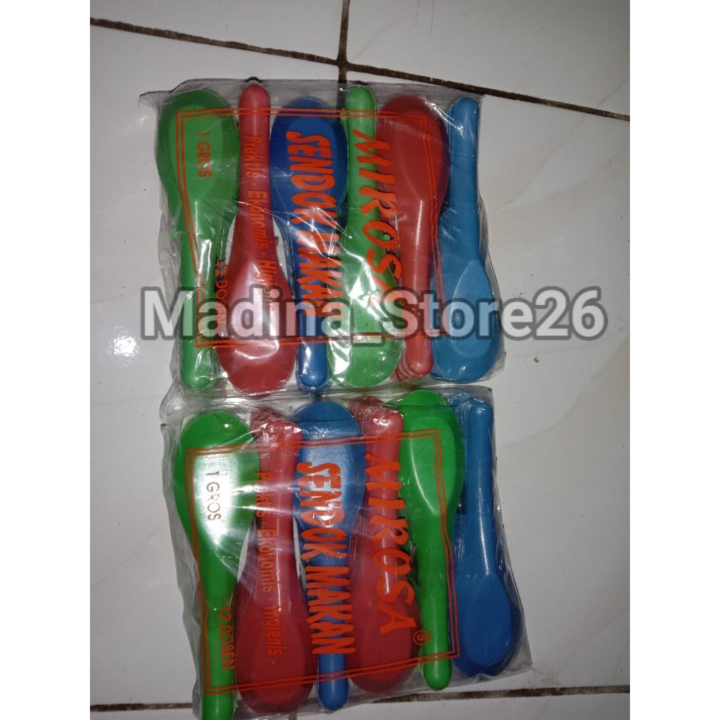 TERBARU Sendok plastik Bebek MIROSA/Sendok Plastik/Sendok Bebek Plastik