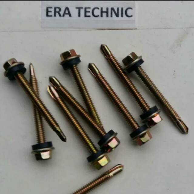 Baut Roofing Sekrup Roofing ukuran 5 cm Shopee Indonesia Baut Roofing Sekrup Roofing ukuran 5 cm Shopee Indonesia