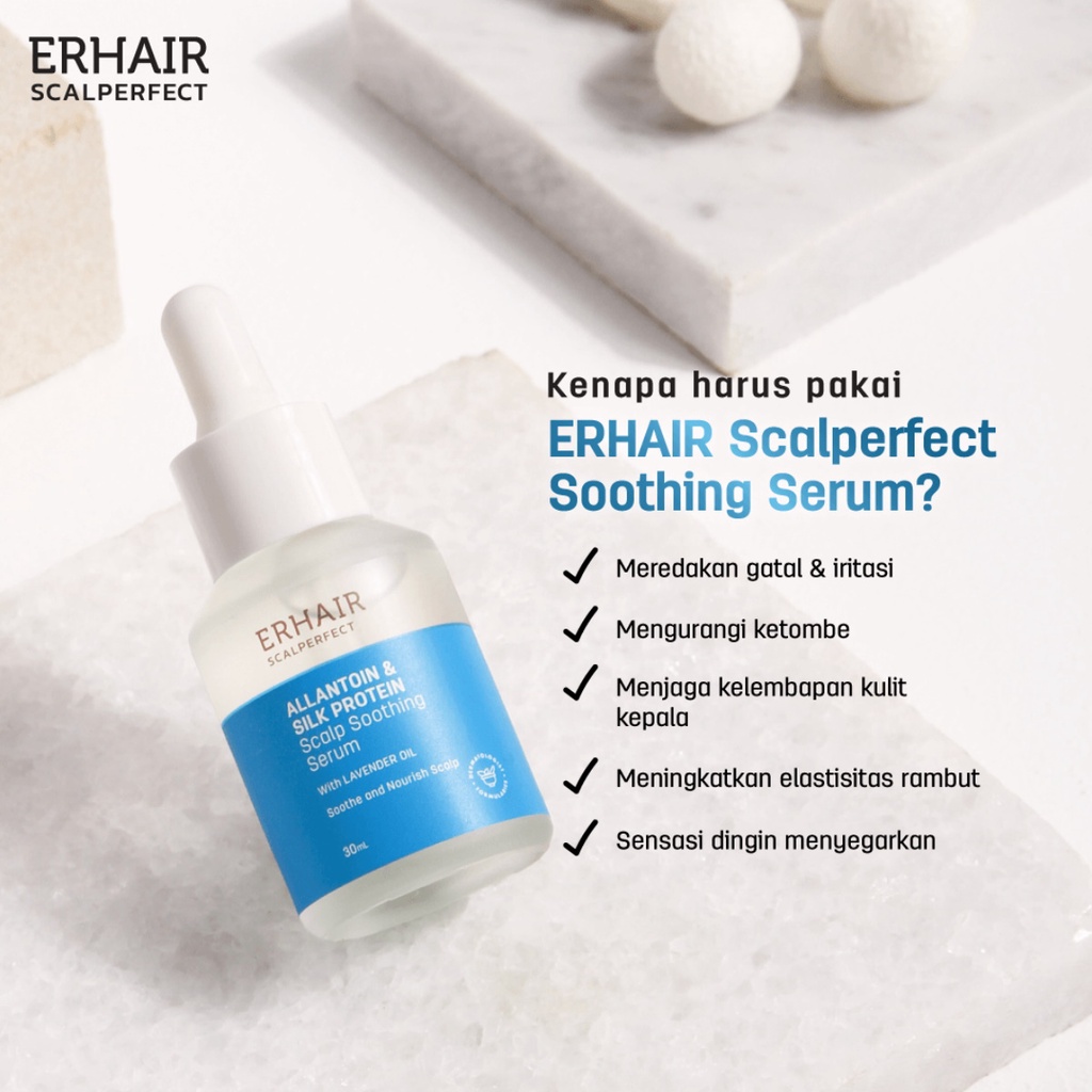 ERHAIR Scalperfect Anti Dandruff Series | Shampoo | Hair Serum | Exfoliating Gel | Hydrating Mask | Dry Shampoo