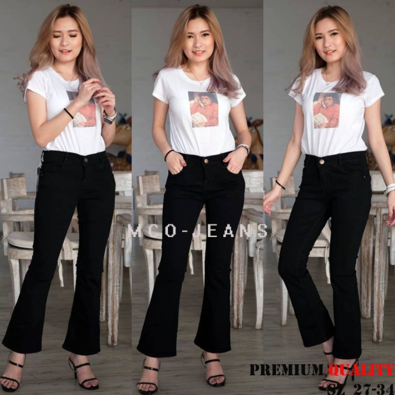 OOTD SZ 27-34 Celana Cutbray Wanita - Celana Cubray Wanita - Celana Cubrai - Celana Jeans Wanita