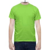 Kaos Basic 24s 100% HIJAU STABILO Katun Murah ( Size S-XL) -