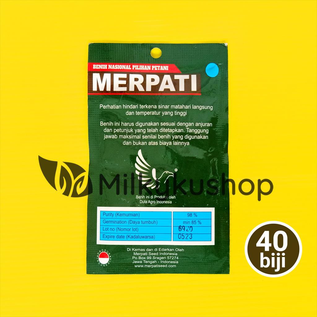 BENIH MERPATI SEED HALO F1 TIMUN 40 BIJI SACHET KEMASAN PABRIK