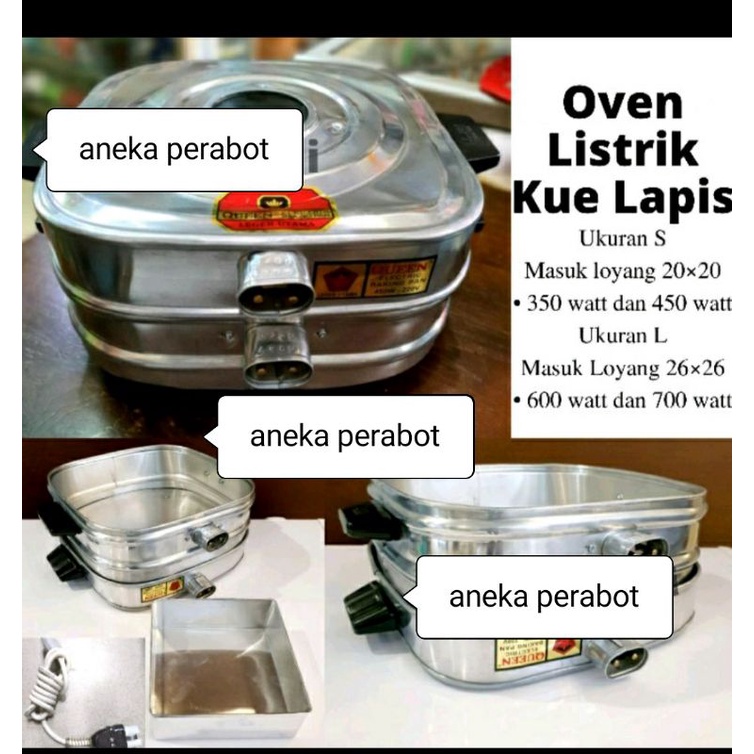 OVEN LISTRIK BAKING PAN LISTRIK OVEN KUE LAPIS BIMA/QUEEN