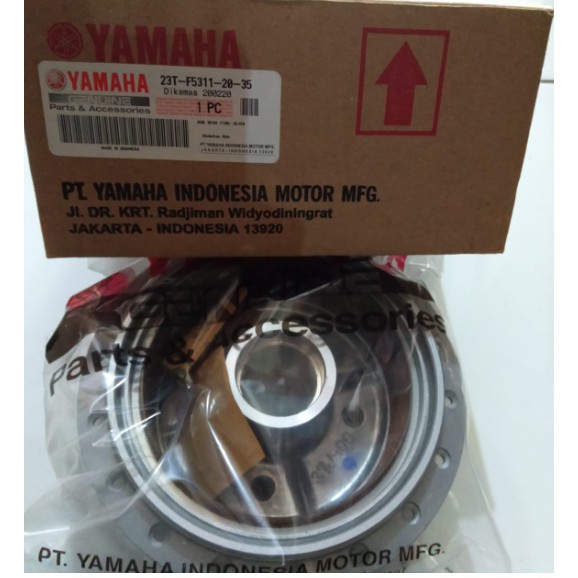 Tromol Belakang Yamaha Jupiter Z Old Vega Fiz R Silver 23T F5311 20 35