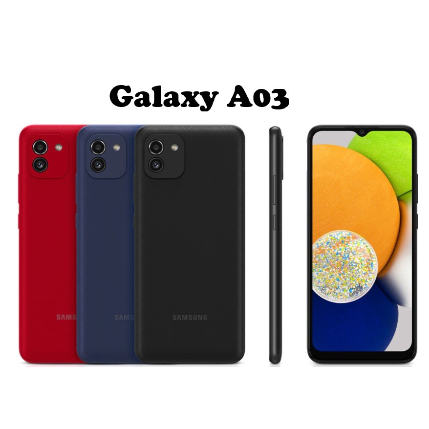Samsung Galaxy A03 & A03 Core 4/64GB | 3/32GB | 2/32GB Black Blue Red Garansi Resmi Indonesia-1