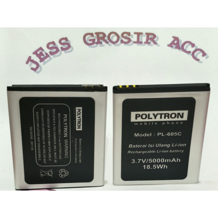 Baterai Battery Batere Polytron PL-605C / PL-605 / Q2352 / Rocket Ping