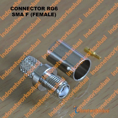 KONEKTOR CONNECTOR RG6 SMA F (FEMALE)