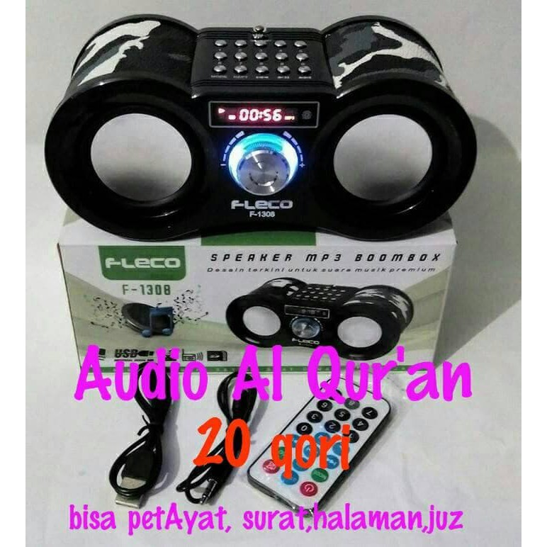 Mp3 Player - Media Player - Music Player Speaker Al Quran Fleco F 1308 Audio Hafalan Murottal Qurani