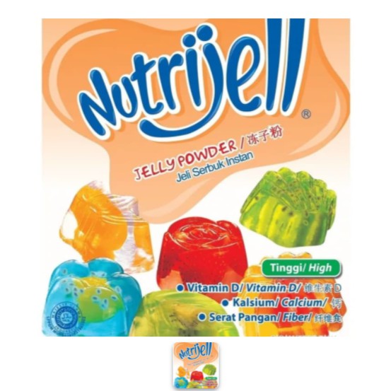 

NUTRIJELL JELLY POWDER RASA JERUK 15 GR