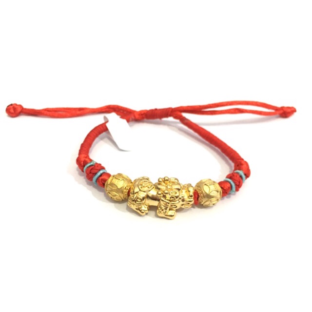 Gelang tali merah pixiu naga china