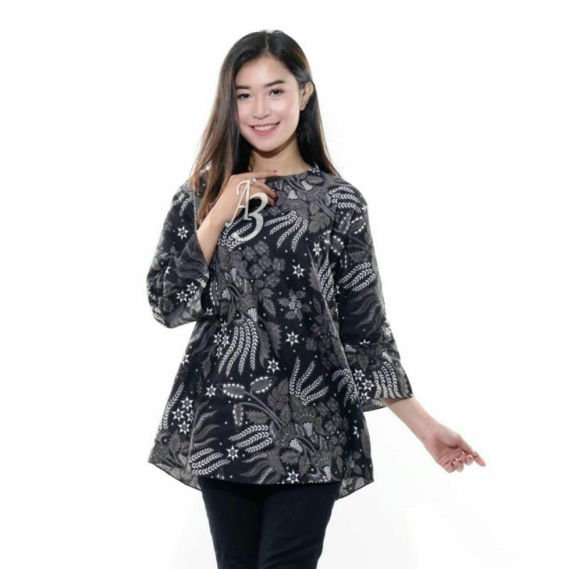 Blus Sheena atasan baju batik wanita remaja dewasa abg m l xl xxl-Blouse K 07