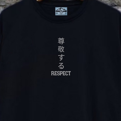 Sweater Crewneck Pria Wanita Cod Warna Hitam List Respect Original Premium Rapture Clothing Oversize Unisex Switer Krunek Kekinian