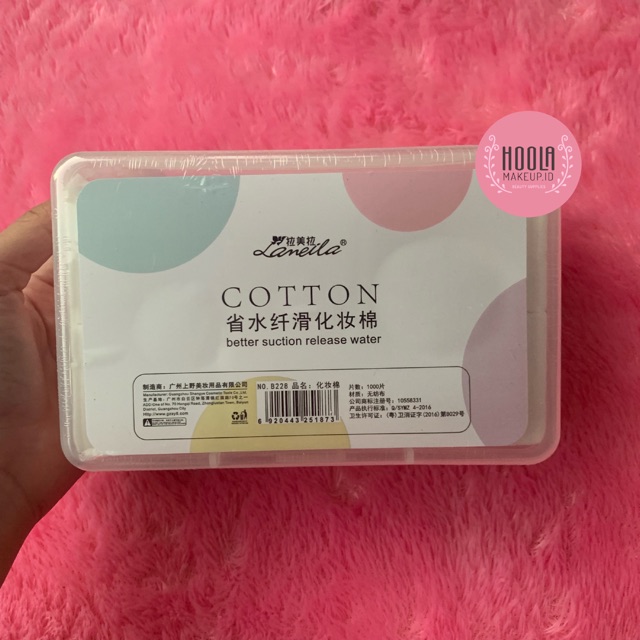 Lameila 1000pcs cotton kapas non woven kapas super tipis