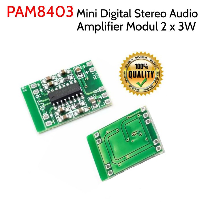 Micro Digital Modul Audio Stereo Amplifier 5V 2 Channel 3W PAM8403