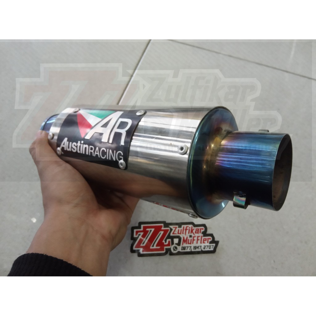 silincer knalpot racing austin racing stainless