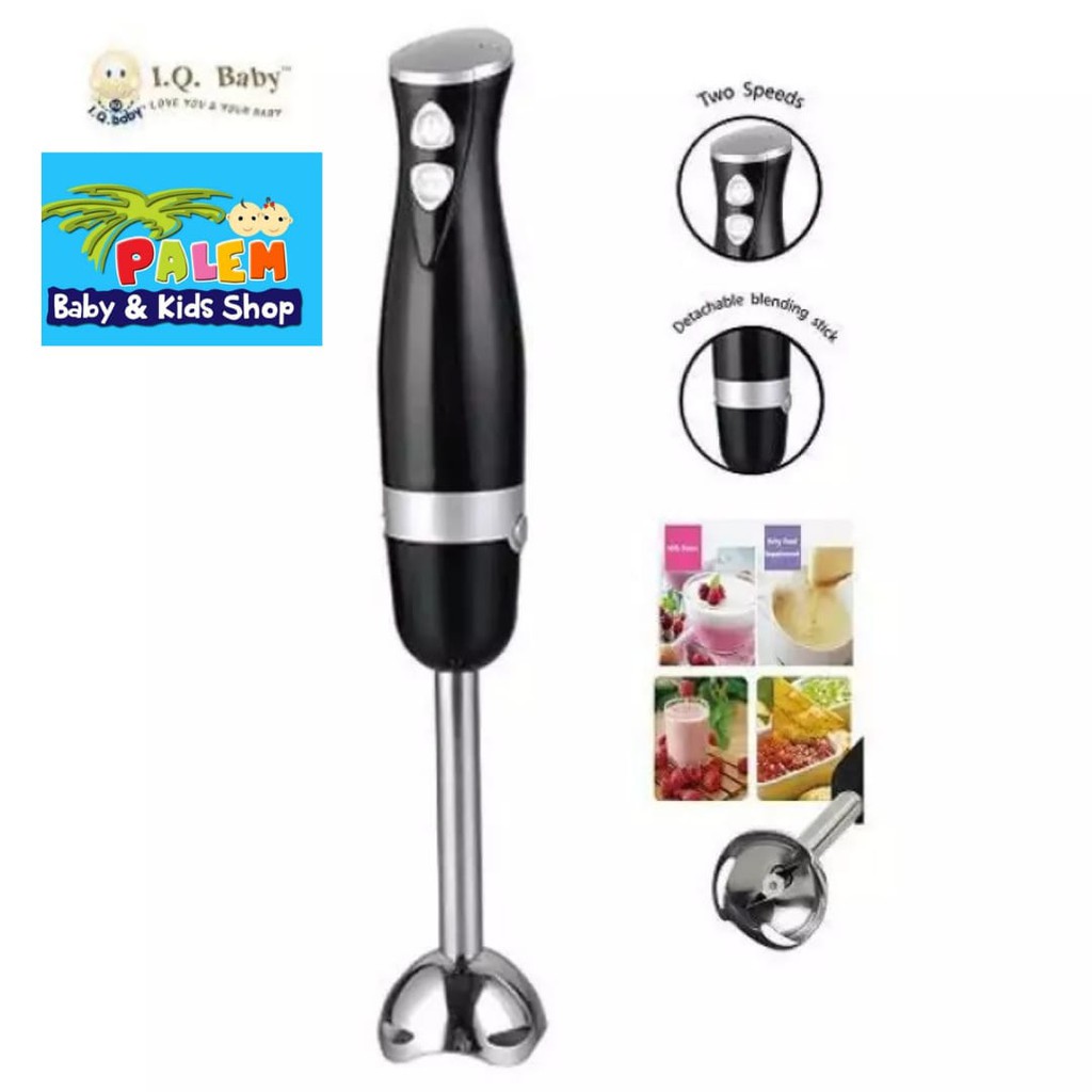 IQ BABY HAND BLENDER STAINLESS STELL IQ905 HITAM