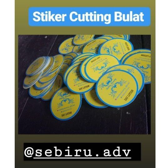 

Stiker Bulat diameter 4cm